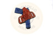 Picture of LEFT HAND ARMADILLO HOLSTERS LEATHER BELT HOLSTER WITH STRAP FOR 3" TO 5" 1911 MODEL GUNS