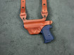 Picture of LEFT HAND TAN LEATHER HORIZONTAL SHOULDER HOLSTER FOR WALTHER PPK