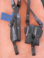 Black Vertical Shoulder Holster